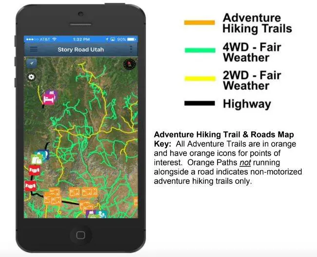 Kanab trails app